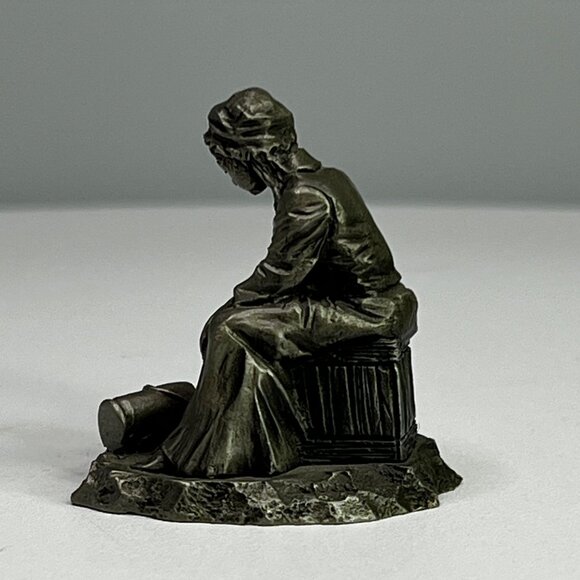 Bucket Brigade The Saturday Evening Post Pewter Figurine By Franklin Mint - 1981 - Picture 8 of 9